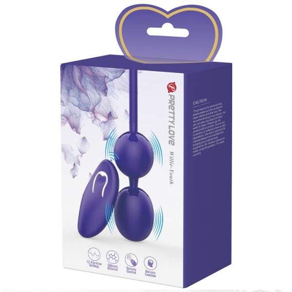 PRETTY LOVE - BOLAS DE CONTROLE REMOTO WILLIE YOUTH E VIBRAO VIOLETA - Imagen 8