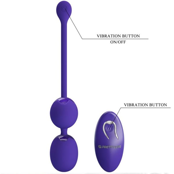 PRETTY LOVE - BOLAS DE CONTROLE REMOTO WILLIE YOUTH E VIBRAO VIOLETA - Imagen 6