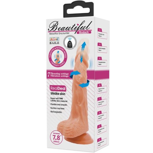 BAILE - VIBRADOR REALÍSTICO COM VENTOSA DE CONTROLE REMOTO - Imagen 7