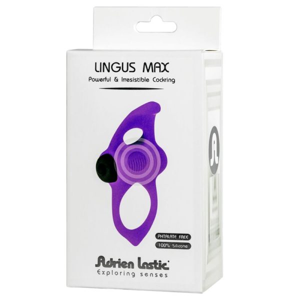 ADRIEN LASTIC - ANEL VIBRADOR LINGUS MAX VIOLETA - Imagen 4