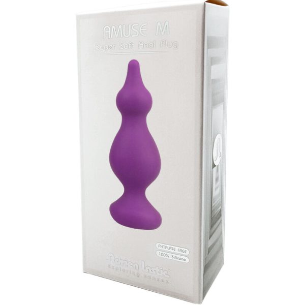 ADRIEN LASTIC - AMUSE ANAL PLUG VIOLETA SILICONE TAMANHO M - Imagen 3