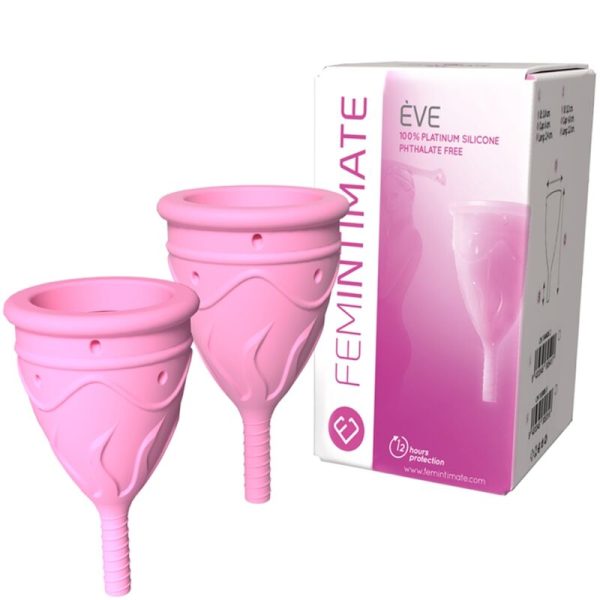 FEMINTIMATE - COPO MENSTRUAL DE SILICONE EVE TAMANHO S - Imagen 6