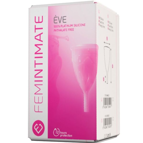 FEMINTIMATE - COPO MENSTRUAL DE SILICONE EVE TAMANHO S - Imagen 8