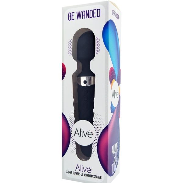 ALIVE - BE WANDED VIBRADOR MASSAGER PRETO - Imagen 2