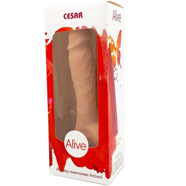 ALIVE - PÊNIS REALÍSTICO CESAR 17,5 CM - Imagen 2