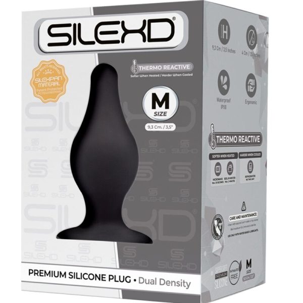 SILEXD - MODELO 2 PLUG ANAL PREMIUM SILEXPAN SILICONE PREMIUM TERMOREATIVO TAMANHO M - Imagen 2