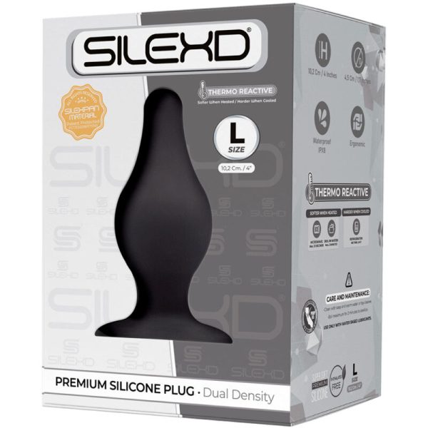 SILEXD - MODELO 2 PLUG ANAL PREMIUM SILEXPAN SILICONE PREMIUM TERMOREATIVO TAMANHO L - Imagen 2