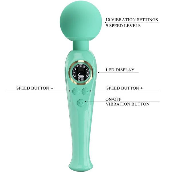 PRETTY LOVE - VIBRADOR DE VARINHA VERDE SKYLER - Imagen 7