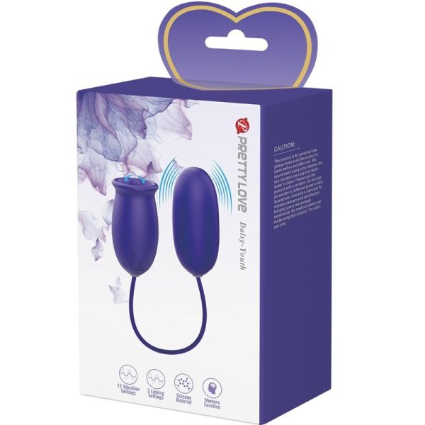 PRETTY LOVE - ESTIMULADOR VIBRADOR RECARREGVEL DAISY YOUTH VIOLET - Imagen 6