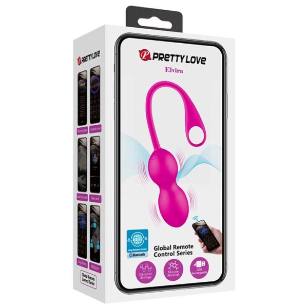 PRETTY LOVE - BOLAS VIBRADORAS RECARREGVEIS ELVIRA ROSA - Imagen 14