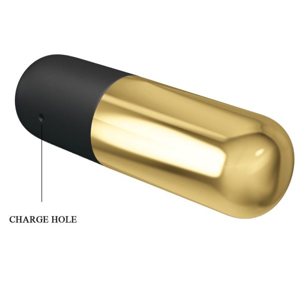 PRETTY LOVE - VIBRADOR BALA RECARREGVEL DOURADO - Imagen 5