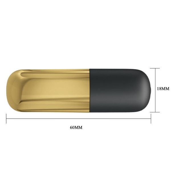 PRETTY LOVE - VIBRADOR BALA RECARREGVEL DOURADO - Imagen 4