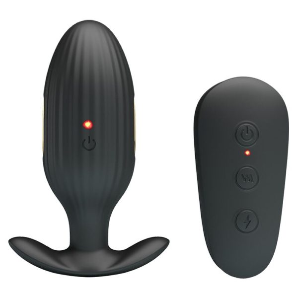 PRETTY LOVE - VIBRADOR RECARREGVEL ANAL KELLY PLUG PRETO - Imagen 5