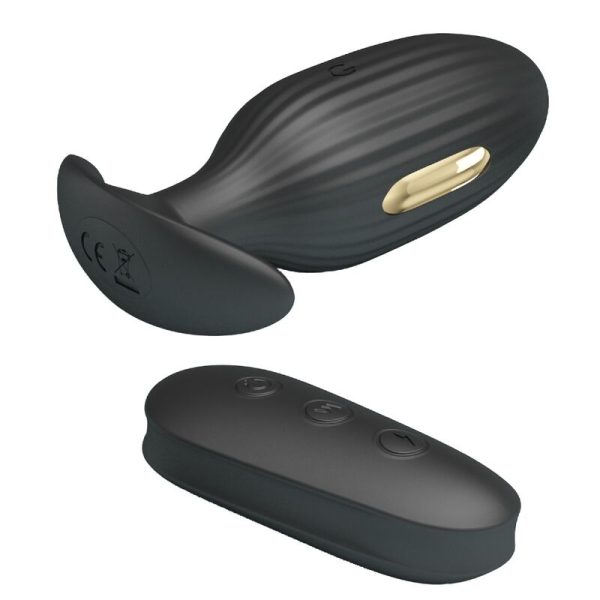 PRETTY LOVE - VIBRADOR RECARREGVEL ANAL KELLY PLUG PRETO - Imagen 3