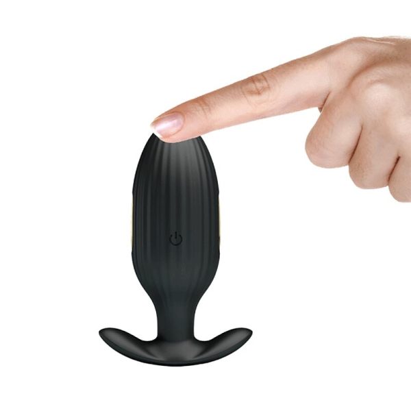 PRETTY LOVE - VIBRADOR RECARREGVEL ANAL KELLY PLUG PRETO - Imagen 7