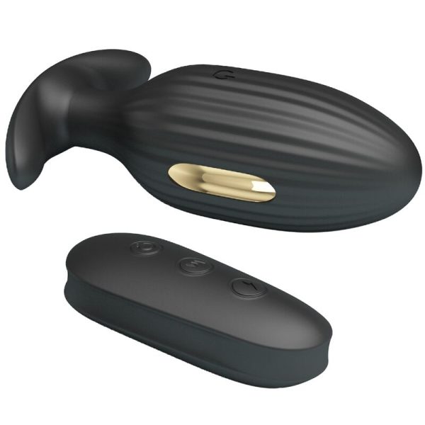 PRETTY LOVE - VIBRADOR RECARREGVEL ANAL KELLY PLUG PRETO - Imagen 6