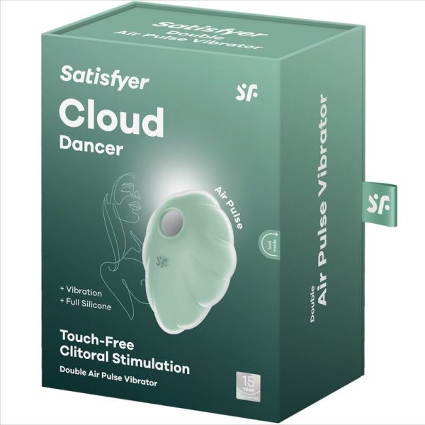 SATISFYER - VIBRADOR DE PULSO DE AR  CLOUND DANCER - Imagen 5
