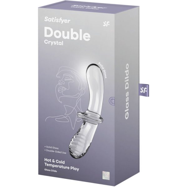 SATISFYER - DILDO DE CRISTAL DUPLO - Imagen 5