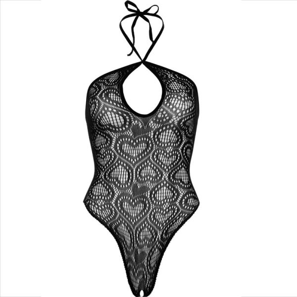LEG AVENUE - BODY SEAMLESS HALTER NECK PRETO - Imagen 6
