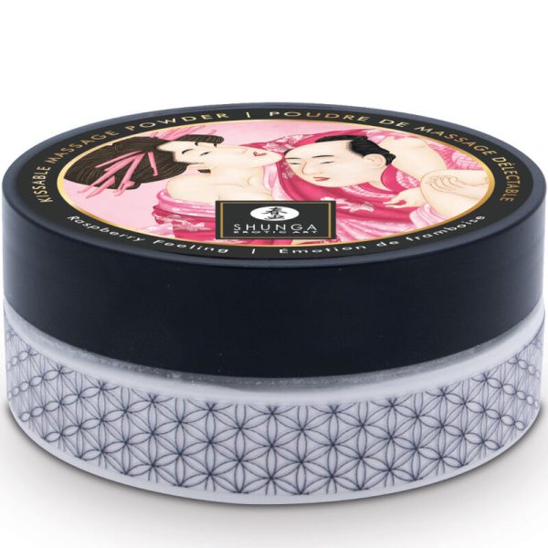 SHUNGA - KIT DE PÓ DE MASSAGEM COMESTÍVEL FRAMBOESA - Imagen 2