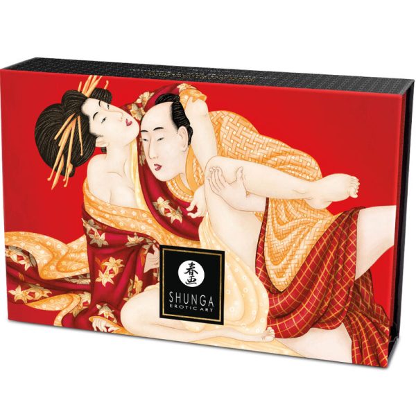 SHUNGA - KIT DE PÓ DE MASSAGEM COMESTÍVEL MORANGO - Imagen 4