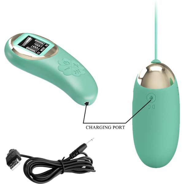 PRETTY LOVE - MINA DE OVOS VIBRANTES DE CONTROLE REMOTO VERDE - Imagen 5