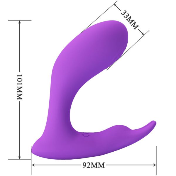 PRETTY LOVE - CONTROLE REMOTO DE VIBRAÇÃO E PULSAÇÃO IDABELLE VIOLETA - Imagen 4