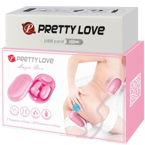 PRETTY LOVE - BALA VIBRANTE CAIXA MÁGICA E ESTIMULADOR ROSA - Imagen 8