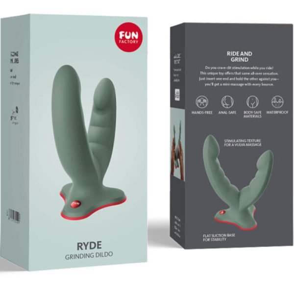 FUN FACTORY - RYDE DILDO DUPLO E MASSAGER - Imagen 6