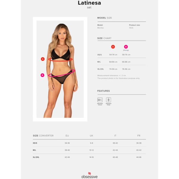 OBSESSIVE - LATINESA CONJUNTO DUAS PEÇAS - Imagen 7