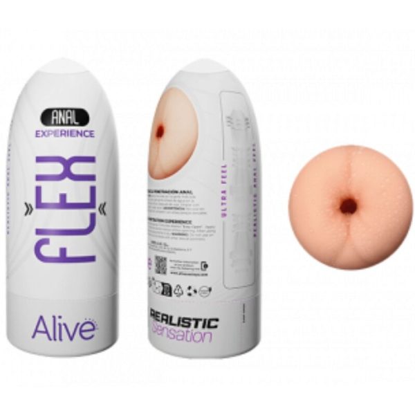 ALIVE - FLEX MASTURBADOR MASCULINO ANAL TAMANHO M - Imagen 2