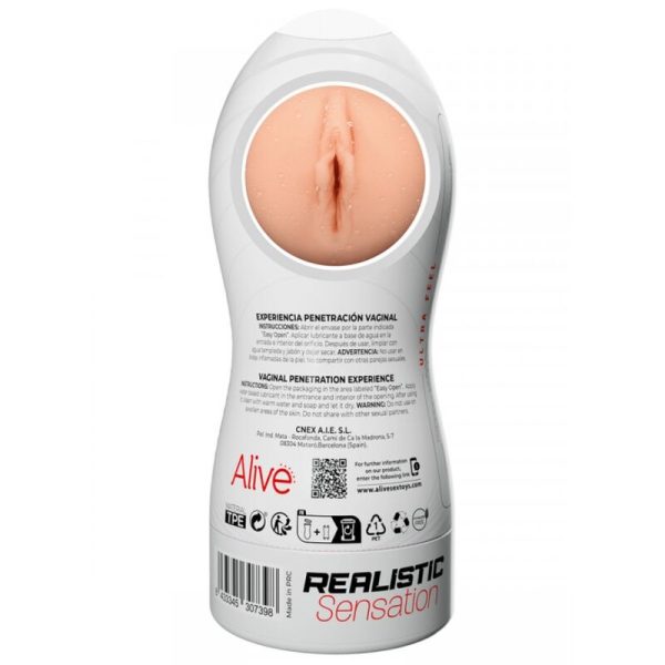 ALIVE - MAXI FLEX MASTURBADOR MASCULINO VAGINAL TAMANHO L - Imagen 4