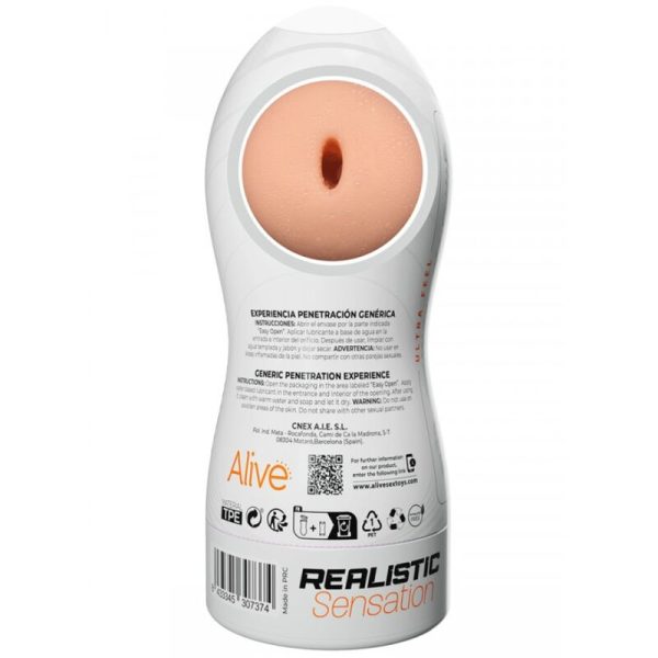 ALIVE - MAXI FLEX MASTURBADOR MASCULINO GENÉRICO TAMANHO L - Imagen 4