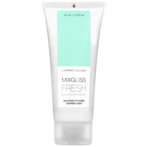 MIXGLISS - LUBRIFICANTE À BASE DE ÁGUA. E FRIO - SABOR MENTA 70ML