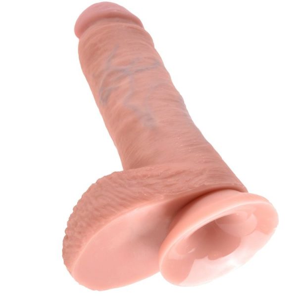 KING COCK 8 "CARNE GALO COM BOLAS 20,3 CM - Imagen 5