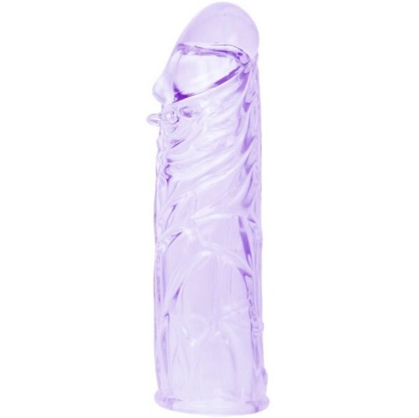 FUNDA LILA PARA EL PENE EN SILICONA ADAPTABLE 13CM - Imagen 8