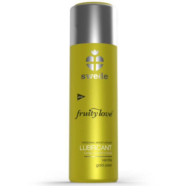 SWEDE - FRUITY LOVE LUBRIFICANTE BAUNILHA GOLD PEAR 50 ML - Imagen 2
