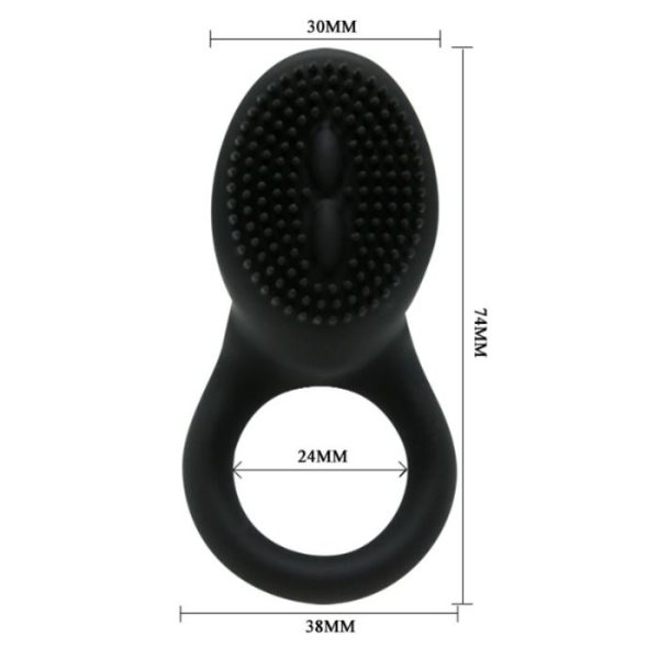 ANEL VIBRANTE PRETTY LOVE COBRA - PRETO - Imagen 6