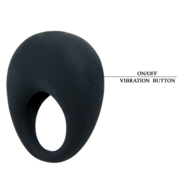 ANILLO VIBRADOR TRAP DE PRETTY LOVE - NEGRO - Imagen 6