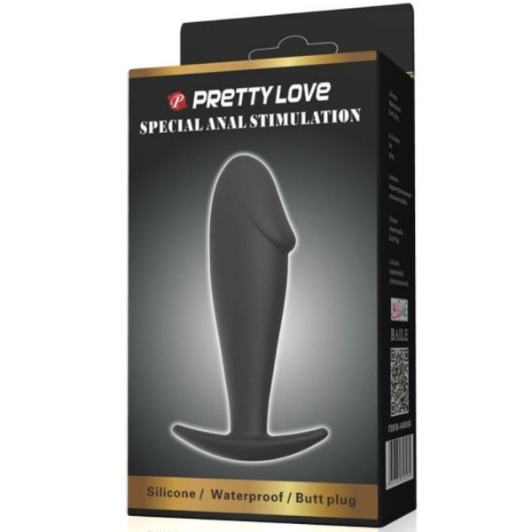PRETTY LOVE PLUG ANAL SILICONA FORMA PENE - NEGRO - Imagen 6