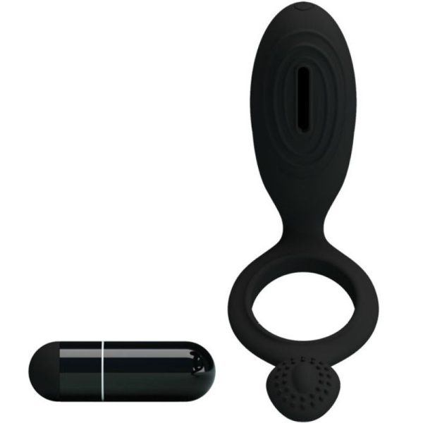 PRETTY LOVE ANILLO VIBRADOR CON ESTIMULADOR ETHEL - Imagen 3