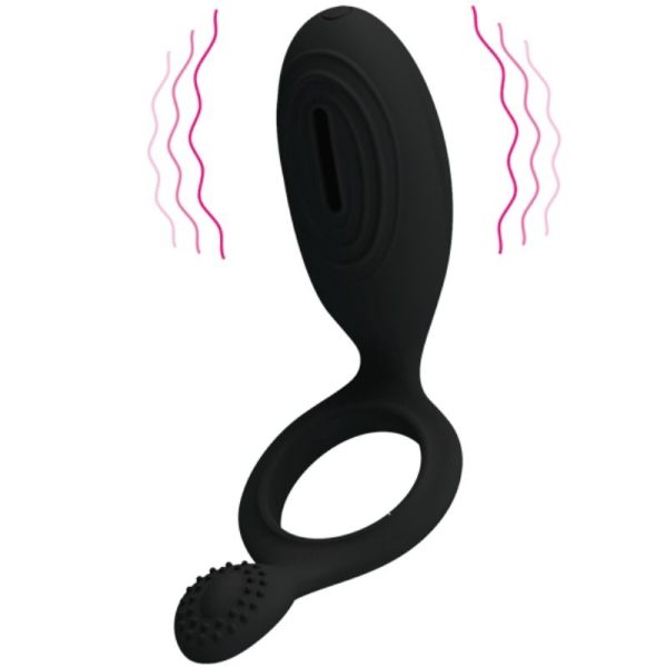 PRETTY LOVE ANILLO VIBRADOR CON ESTIMULADOR ETHEL - Imagen 10
