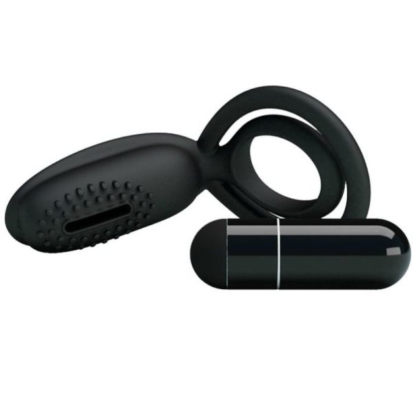 PRETTY LOVE ANILLO VIBRADOR CON ESTIMULADOR ESTHER - Imagen 7
