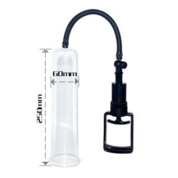 BOMBA DE ERECCION TIRADOR  Y BOQUILLA VAGINA 25 CM - Imagen 2
