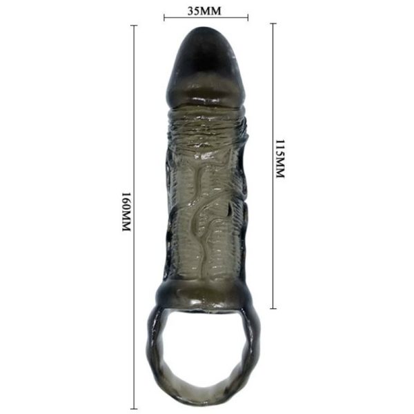 BAILE FUNDA EXTENSORA PENE CON STRAP PARA TESTICULOS 11.5 CM - Imagen 6