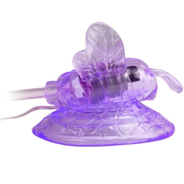MARIPOSA VIBRADORA ESTIMULACION CLITORIS LILA - Imagen 4