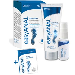 EASY ANAL STARTER SET LUBRIFICANTE + RELAX SPRAY