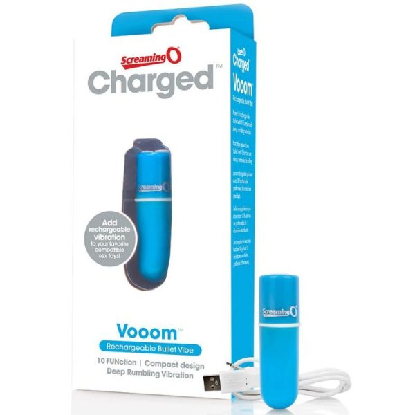 GRITANDO COM BALA VIBRATÓRIA RECARREGÁVEL VOOOM AZUL - Imagen 2