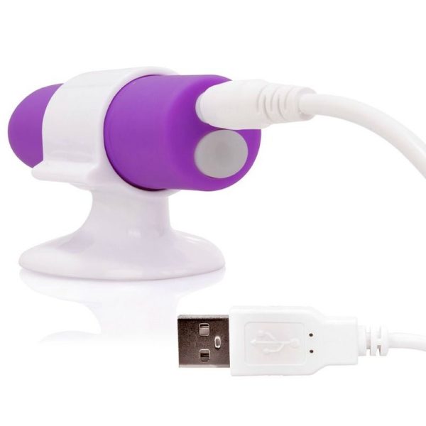 GRITANDO O MASSAGER RECARREGÁVEL - POSITIVO.- ROXO - Imagen 2