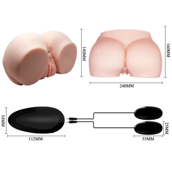 CRAZY BULL - ÂNUS REALÍSTICO E VAGINA COM VIBRAÇÃO - Imagen 8